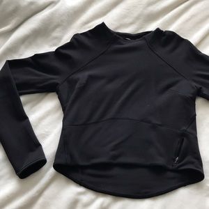 Lululemon mock neck crop top